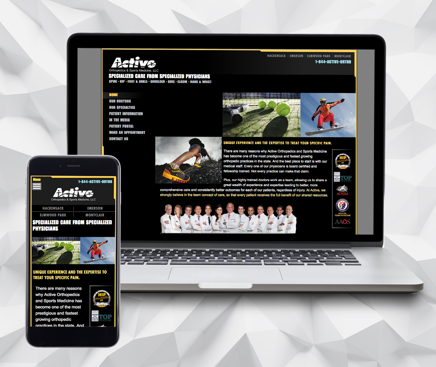 Active Website - O2 Advertising